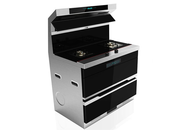 HIONE智能集成灶外观设计效果图