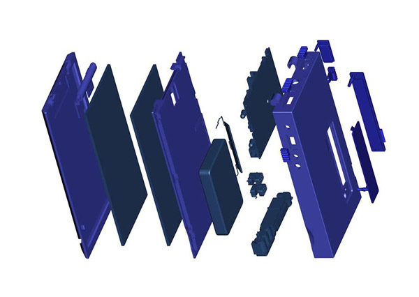 太阳能充电器结构设计效果图