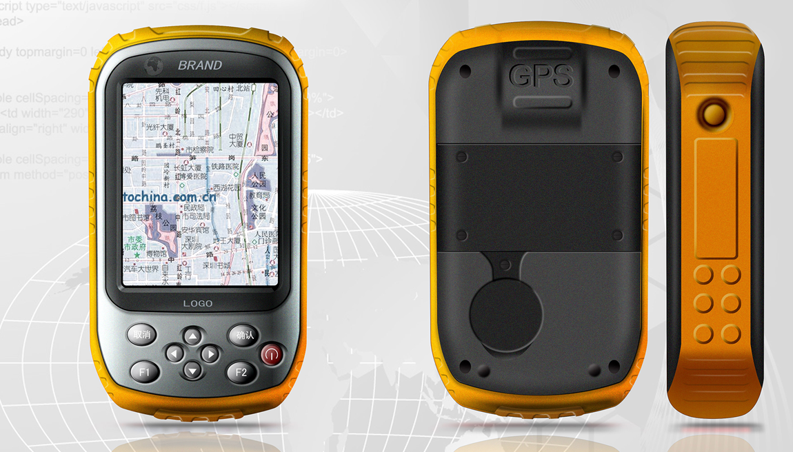 手持GIS数据采集器外观设计效果图