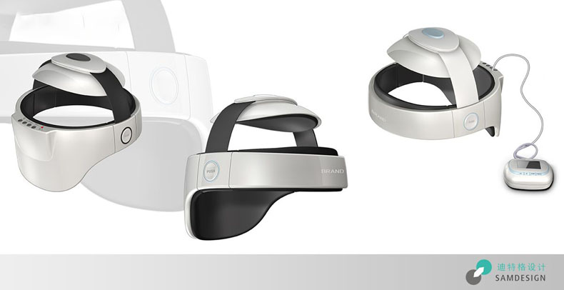 血压矫正治疗仪外观设计效果图