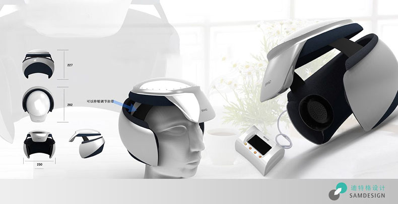 血压矫正治疗仪外观设计效果图