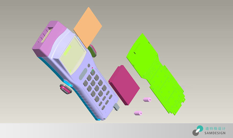 条码阅读器结构设计