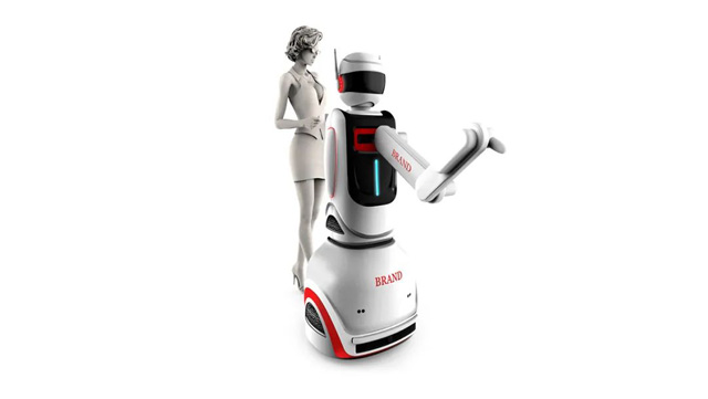 巡检机器人设计效果图