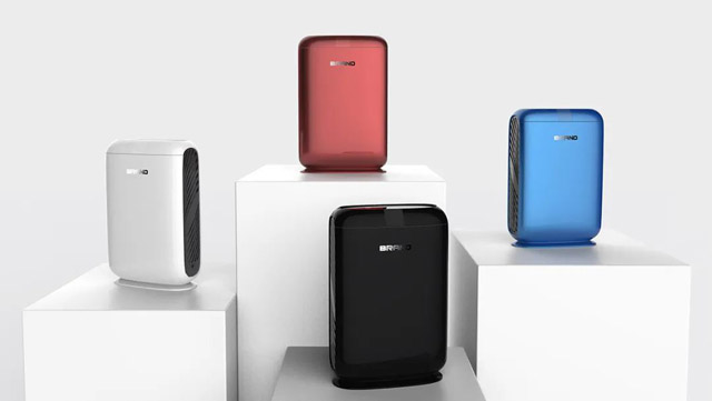 水洗式空气净化器工业设计效果图