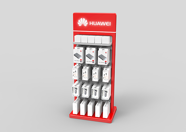 HUAWEI陈列柜设计
